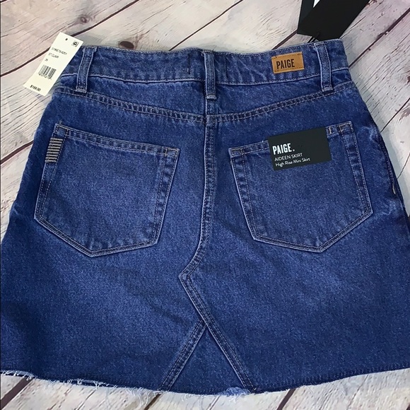 💕$169 Paige Aideen high rise mini skirt💕 - Picture 3 of 6